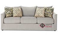 Aventura Queen Sofa Bed by Savvy in Curious Silver