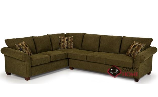 The 664 True Sectional Sofa in Longbranch Verde