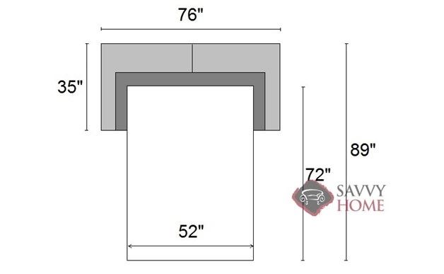 Calgary Leather Sleeper Sofas Full by Savvy is Fully Customizable by ...