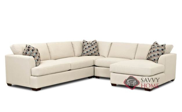 Berkeley Compact True Sectional Sofa with Chaise by Savvy
