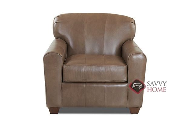 Zurich Leather Arm Chair by Savvy