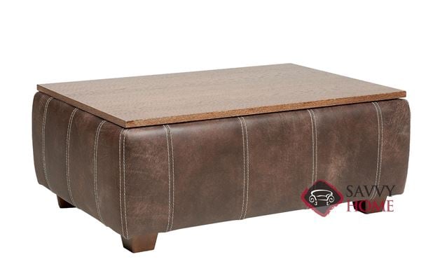 Functional Leather Coffee Table by Luonto