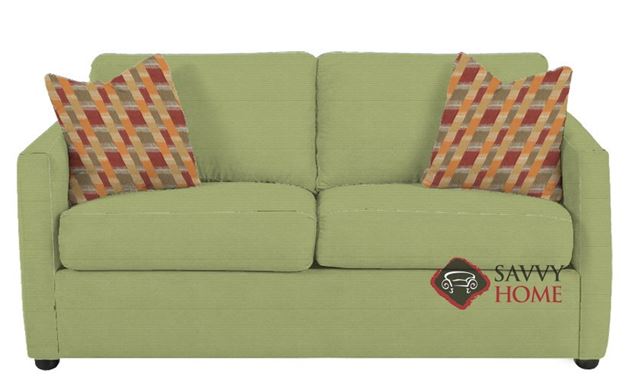 Quick Ship San Francisco Fabric Sleeper Sofas Full In Attire Pear By Savvy With Fast Shipping Savvyhome