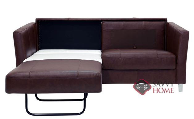 Monika By Luonto Leather Sleeper Sofas Queen By Luonto Is Fully ...