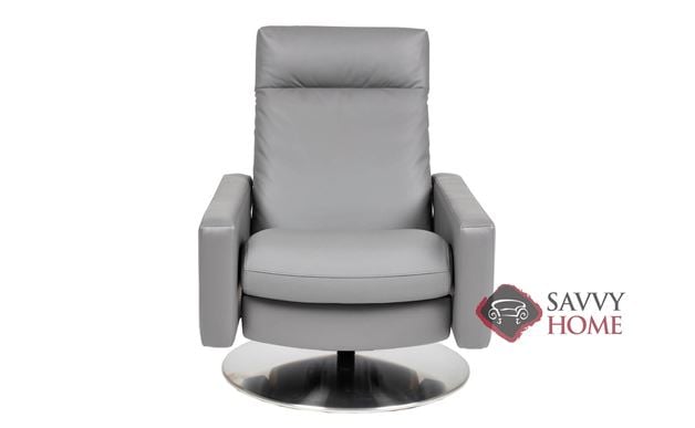 Cumulus Reclining Swivel Chair by American Leather