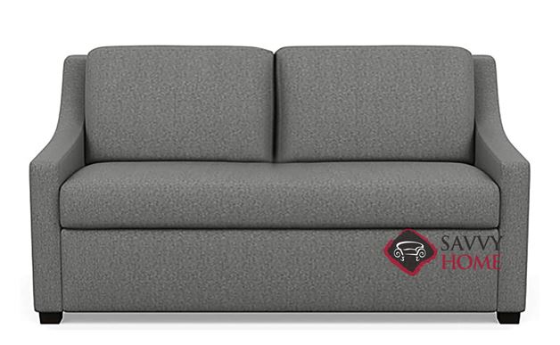 Perry Queen Comfort Sleeper by American Leather in Aura Pewter