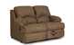 Milan Leather Loveseat Sideview