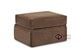 Woodinville Ottoman by Savvy Sideview in Bruges Chocolate