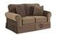Woodinville Loveseat by Savvy Sideview in Bruges Chocolate