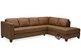Jura Leather Chaise Sectional Sofa by Palliser