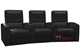 Pacifico 3-Seat Leather Reclining Home Theater Seating (Curved)