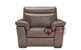 Cervo (B757-003) Leather Arm Chair by Natuzzi Editions