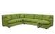 The 146 U-Shape True Sectional Sofa in Bennett Lime