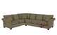 The 664 True Sectional Queen Sleeper in Starmount Platinum