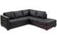Barrett Leather Compact Chaise Sectional Sofa by Palliser