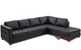 Barrett Leather Large Chaise Sectional Sofa by Palliser