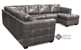 Barrett Leather U-Shape True Sectional Sofa by Palliser Sideview