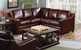 Corissa Leather Compact True Sectional Sofa by Palliser Room Shot