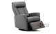 Banff II My Comfort Rocking and Reclining Leather Chair by Palliser Grey Open