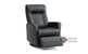 Banff II My Comfort Rocking and Reclining Leather Chair by Palliser Black Slightly Open