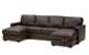 Westend Leather Dual Chaise Sectional Sofa by Palliser