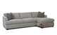Berkeley Queen Chaise Sectional Sleeper Sofa by Savvy