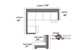 Glendale True Sectional Reclining Sofa by Savvy Diagram RAF