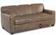 Geneva Leather Sofa by Savvy Sideview in Abilene Smoke