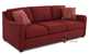 Glendale Sofa by Savvy in Enello Cranberry Sideview