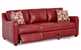 Glendale Dual Reclining Leather Sofa by Savvy Sideview Reclining