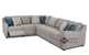 Glendale True Sectional Reclining Sofa by Savvy Open