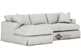 Berkeley Chaise Sectional Sofa with Slipcover by Savvy