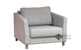 Monika Chair Sofa Bed by Luonto in Fun 496 Sideview