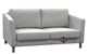 Monika Deluxe Queen Sofa Bed in Fun 496 by Luonto Sideview