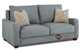 Toronto Queen Sofa Bed by Savvy in Geo Surf Sideview