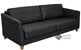 Monika King Sofa Bed by Luonto in Loule 630 Sideview