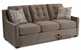 Green Bay Queen Sofa Bed by Savvy in Tina Charcoal Sideview