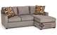 The 403 Chaise Sectional Sofa with Storage by Stanton
