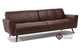 Arno Leather Sofa by Natuzzi Editions (B993-009) Sideview