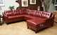 Austin Leather U-Shape True Sectional Room Shot