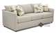 Aventura Queen Sofa Bed by Savvy in Winfall Mist Sideview