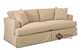 Berkeley Sofa with Slipcover by Savvy in Classic Khaki Sideview