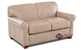 Calgary Leather Twin Sleeper Sofa by Savvy Sideview
