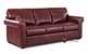 Cancun Leather Sofa Sideview