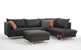 Flipper Ottoman by Luonto with Sectional