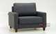 Nico Chair Sofa Bed by Luonto in Rene 04 Side