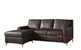 Bryson Queen Plus with Chaise Sectional Leather Comfort Sleeper by American Leather