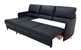 Foster Chaise Sectional Full XL Sofa Bed by Luonto (Open)
