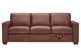 B534 Natuzzi Queen Sleeper Sofa shown in Bari Brown