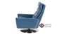 Crrus Reclining Leather Swivel Chair by American Leather (Side)